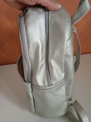 Zaino argento donna NUOVO