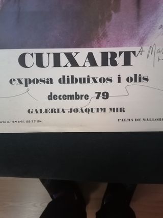 Cartel Exposición Modest Cuixart
