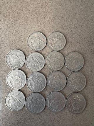 Moneda 5 pesetas Franco 