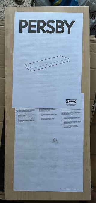 ménsula / estante / balda de pared nueva