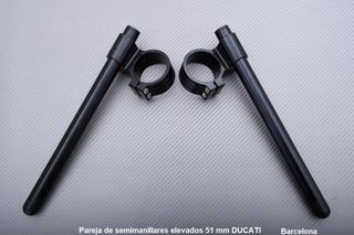 Pareja de semimanillares elevados 51 mm DUCATI