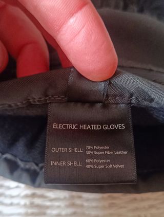 Guantes moto electricos calefactables