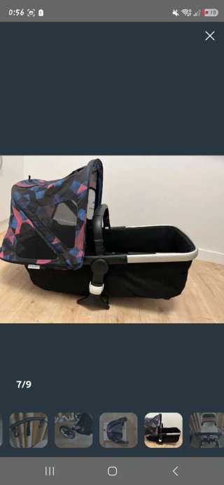 Silla + capazo+ capota extensible Bugaboo fox 2