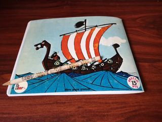 ALBUM CROMOS IMPRESOS WICKIE VIKINGO FHER 1975