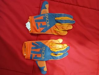 Guantes Motocross Kinetic naranja 12 Fly