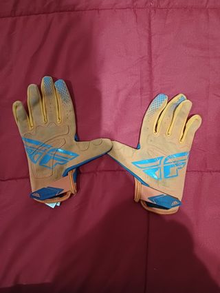 Guantes Motocross Kinetic naranja 12 Fly