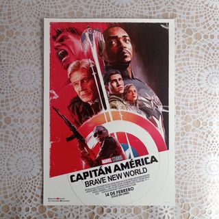 Mini póster MARVEL Capitán América Brave New World