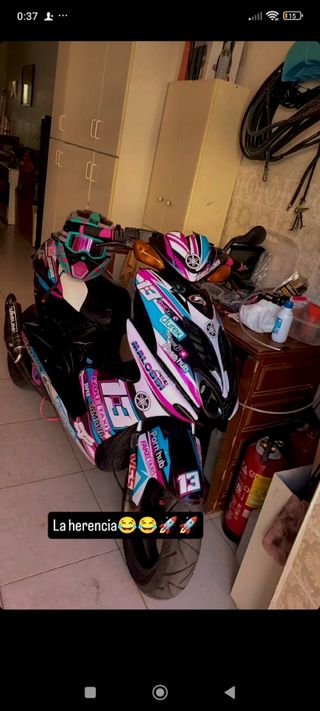 Yamaha aerox Preparada Cambio por moto de marchas)