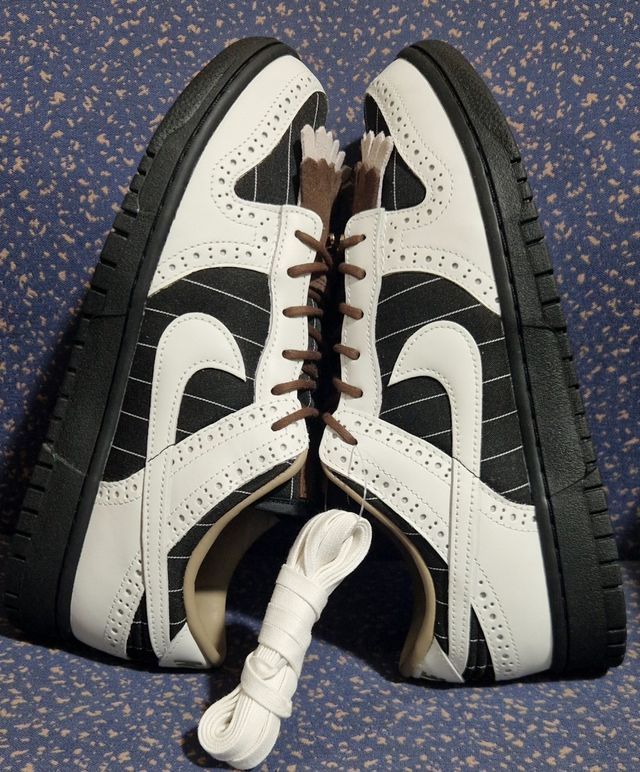 Zapatillas Nike Dunk Low LX "Brogue Pinstripe"