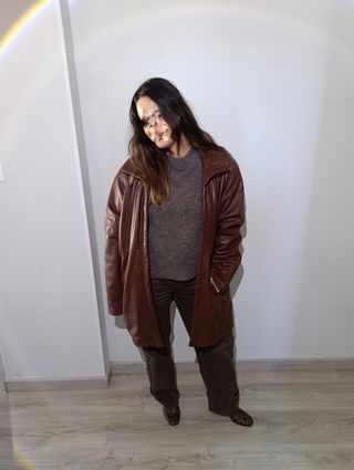 Chaqueta piel vintage