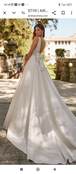 Vestido novia *Aire de Barcelona*