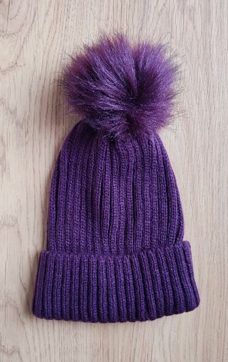 Gorro con pompón 