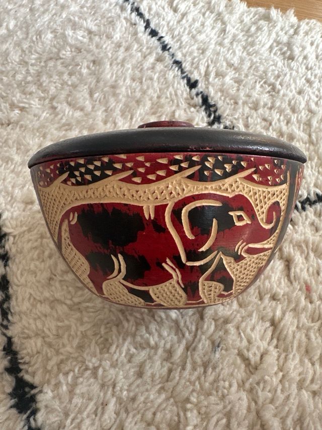 Cuenco decorativo africano