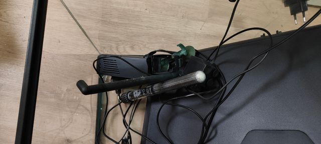 Pecera de 55 litros y todos los adornos adquiridos