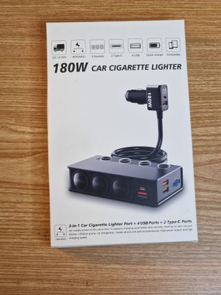 Caricatore auto da 180W multi-uscita, NUOVO