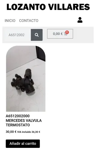 A6512002000 MERCEDES VALVULA TERMOSTATO BOMBA