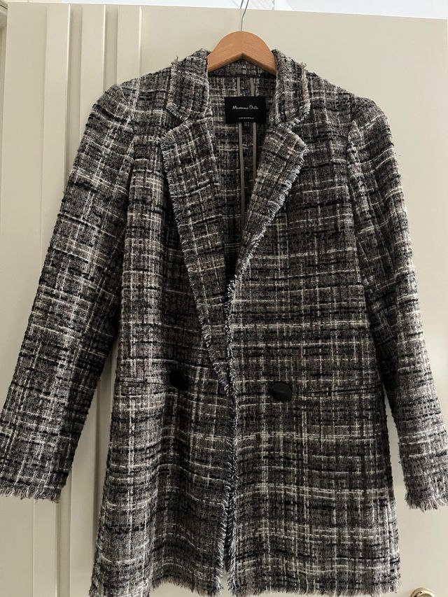 Blazer Massimo Dutti tonos grises