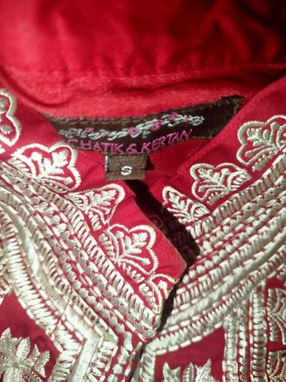 Vestido - camisa bordado 
