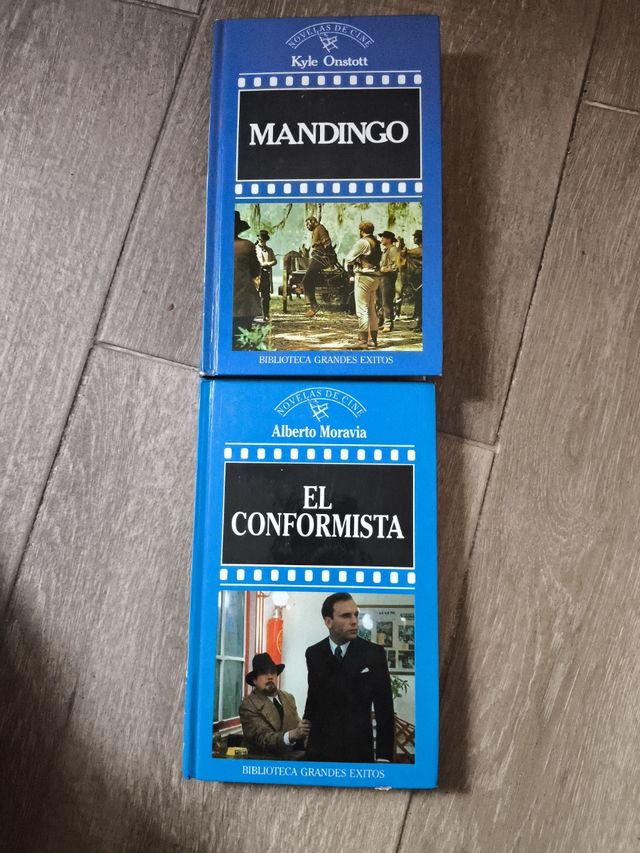 2 libros años 80 EL CONFORMISTA Y MANDINGO