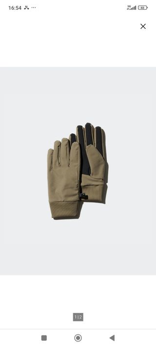 Guantes hombre UNICLO JAPON