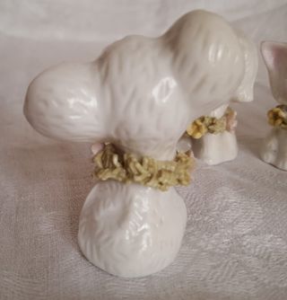 Set Miniature Cuccioli Porcellana Napco Anni 60