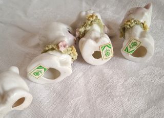 Set Miniature Cuccioli Porcellana Napco Anni 60