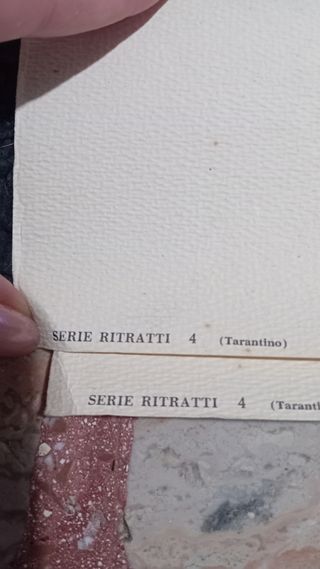 Ritratti a carboncino Tarantino