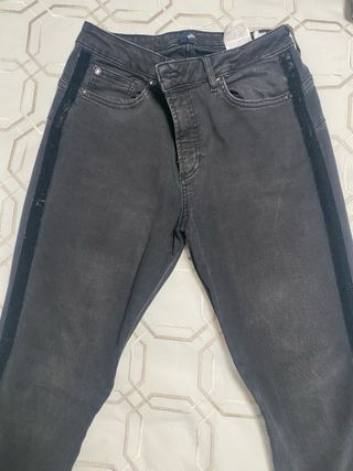 Pantalon vaquero mujer negro LIU.JO T 40