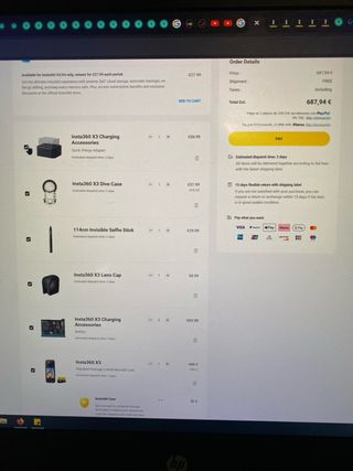 Insta360 X3 Y NUEVE accesorios originales