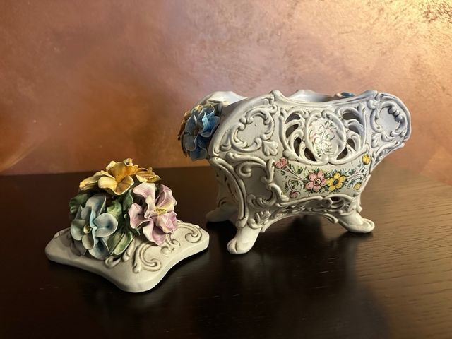 Vaso di Bassano portagioie ornamentale