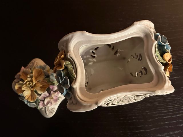 Vaso di Bassano portagioie ornamentale