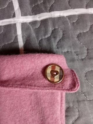 Guantes de lana rosa mujer