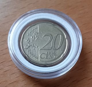 20 Céntimos de Euro Francia 2010 Error