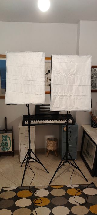 Kit iluminación softbox foto studio set