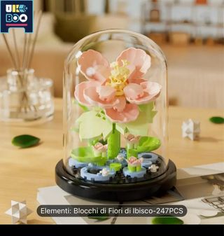 Gioco di Costruzioni Fiori Di Ibisco  No Lego