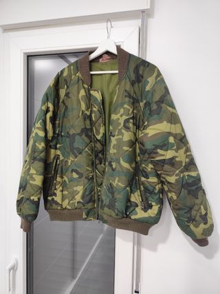 Cazadora bomber militar 