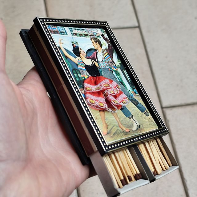 Scatola per fiammiferi souvenir Spagna