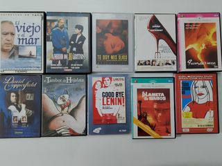 10 películas en dvd 