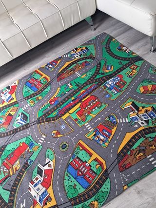 Alfombra bambú beige envío gratuito