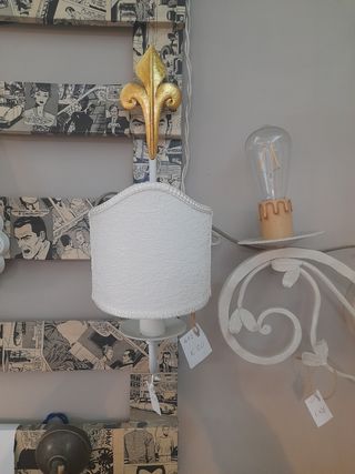 APPLIQUE ARTIGIANALE CON FRECCIA COLORE ORO