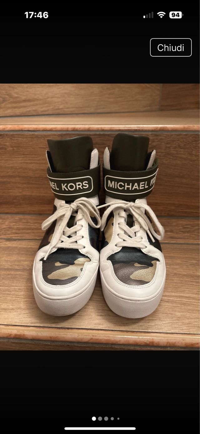 Michael Kors Sneaker’s alte con motivo camouflage