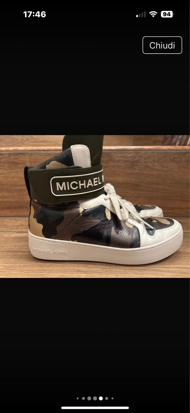 Michael Kors Sneaker’s alte con motivo camouflage