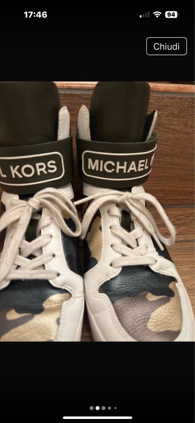 Michael Kors Sneaker’s alte con motivo camouflage