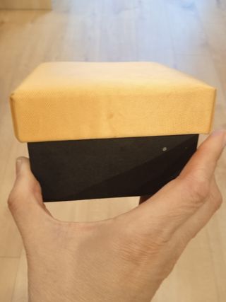 Corbata amarilla hecha a mano 
