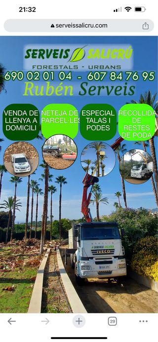 SERVICIOS TALAS Y PODAS 
