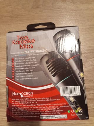 Teo karaoke Mics PS3, WII, XBOX360