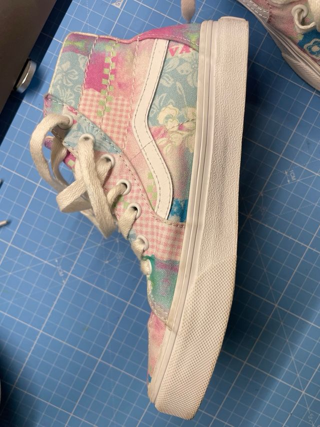 vans cuadros talla 34