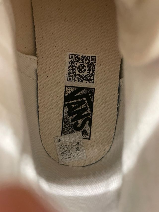 vans cuadros talla 34