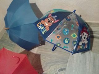 Paraguas PATRULLA CANINA (original) y azul y rojo