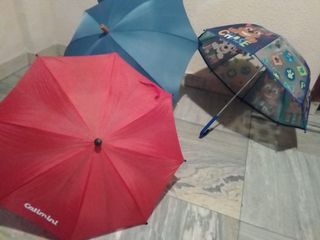Paraguas PATRULLA CANINA (original) y azul y rojo